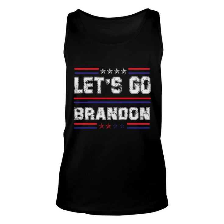 Lets Go Brandon Tee Funny Trendy Sarcastic Let's Go Brandon Unisex Tank Top