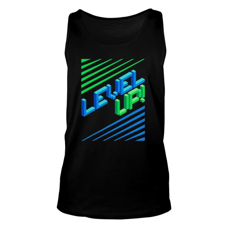 Level Your Game Up I Controller Ps5 Gaming Unisex Tank Top