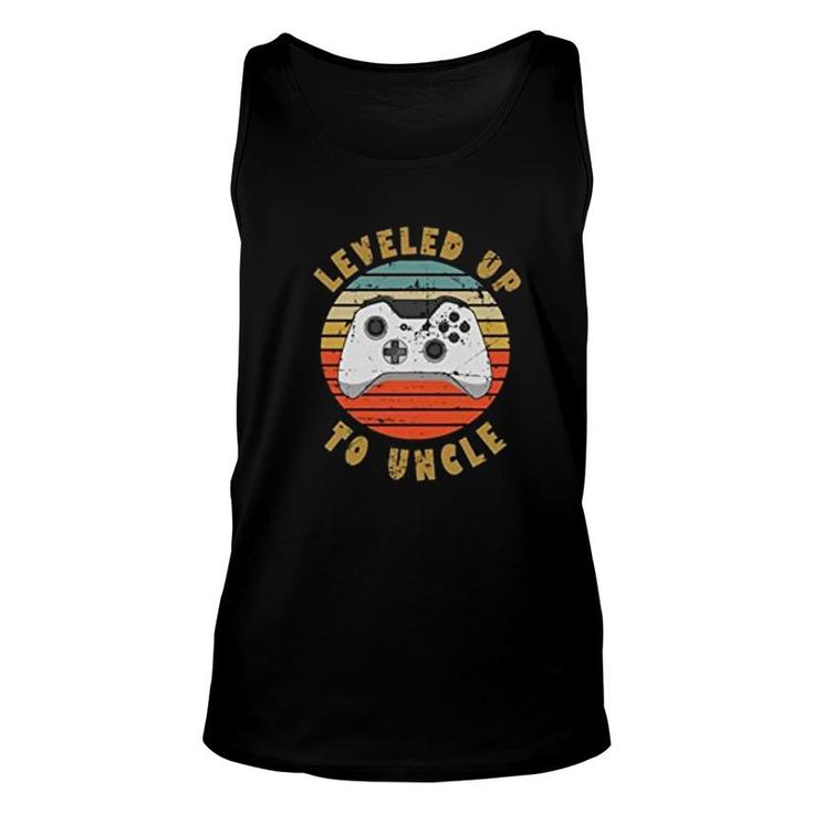 Leveled Up To New Uncle Unisex Tank Top