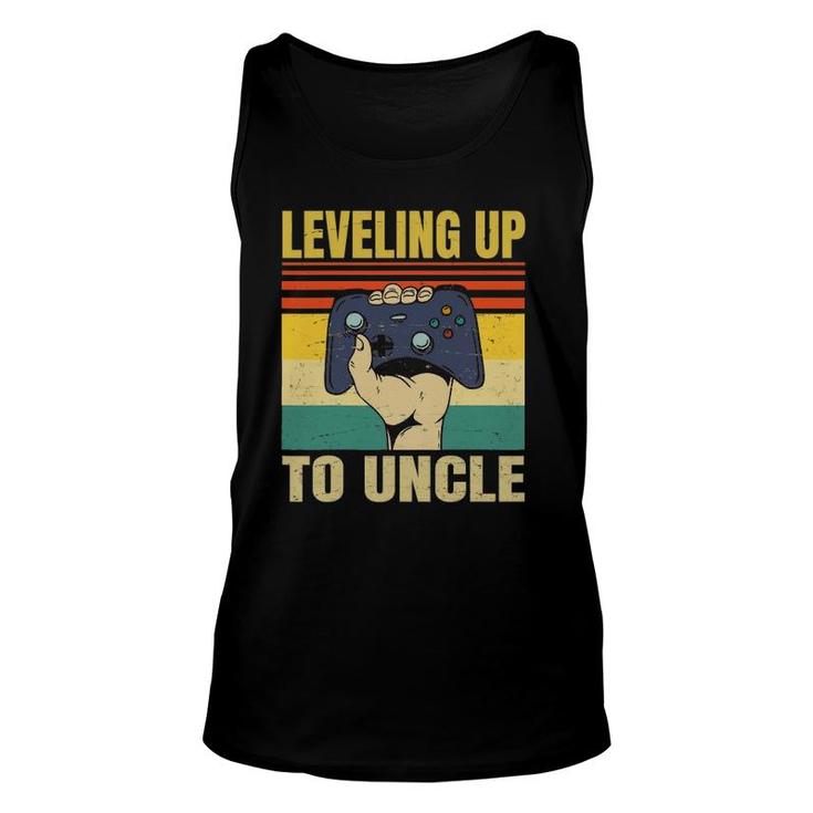 Leveling Up To Uncle - Funny Gamer - Gift Unisex Tank Top