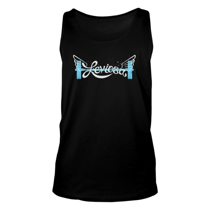 Leviosa Barbell Cute Weight Lifting Fitness Unisex Tank Top