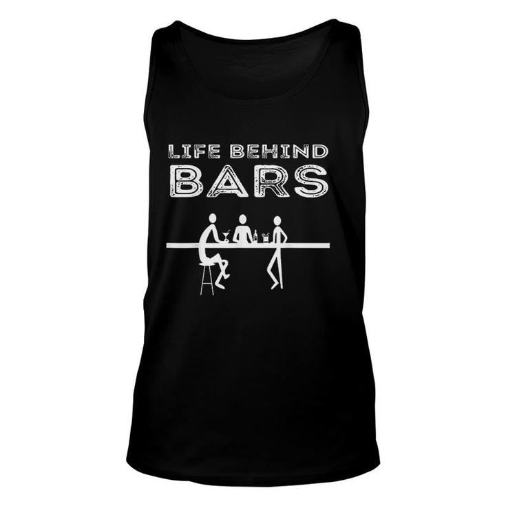Life Behind Bars Bartender Unisex Tank Top
