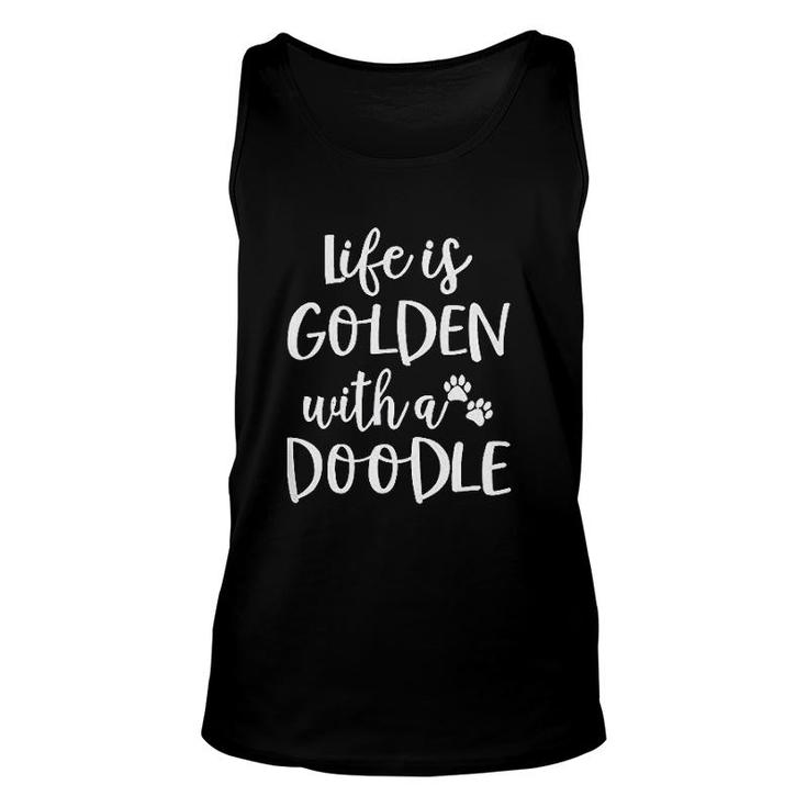 Life Is Golden With A Doodle Unisex Tank Top