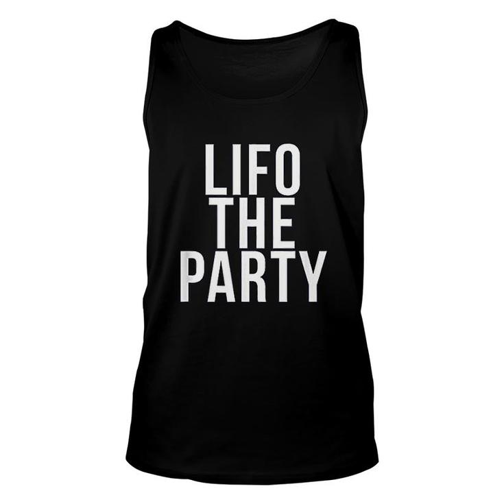 Lifo The Party Funny Accounting Cpa Gift Unisex Tank Top