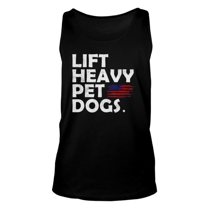 Lift Heavy Pet Dogs Gym For Weightlifters  Unisex Tank Top