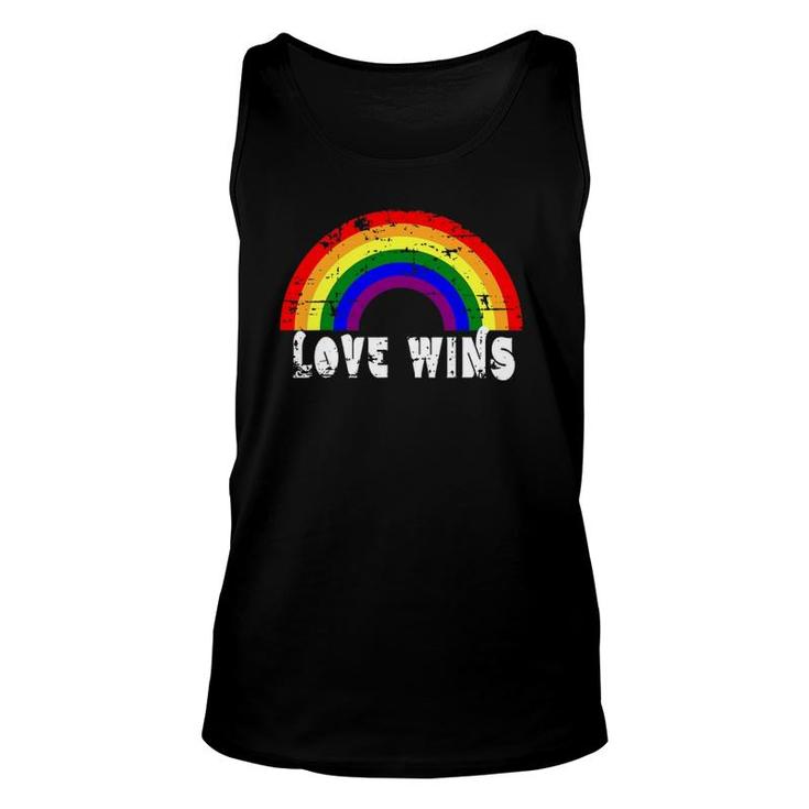 Love Wins Pride Month Lgbt Color Love Wins Unisex Tank Top
