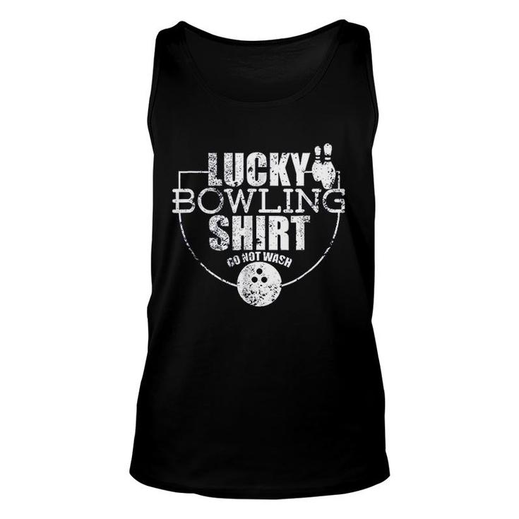 Lucky Bowling Funny Gift For Bowlers Unisex Tank Top