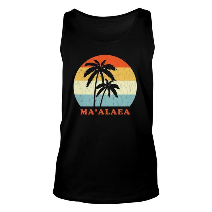 Maalaea Maui Vintage Sun & Surf Throwback Vacation Gift Unisex Tank Top