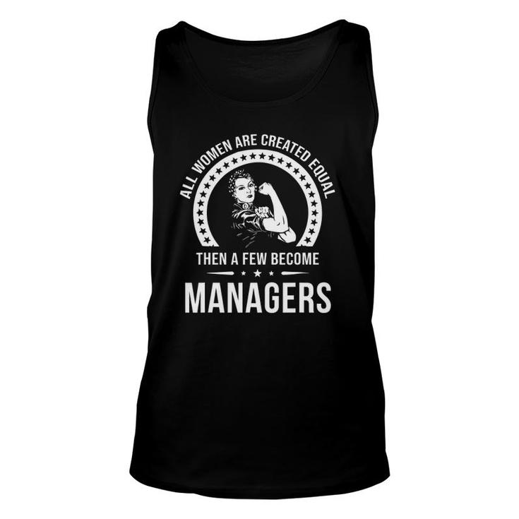Manager S For Women Manager Unisex Tank Top