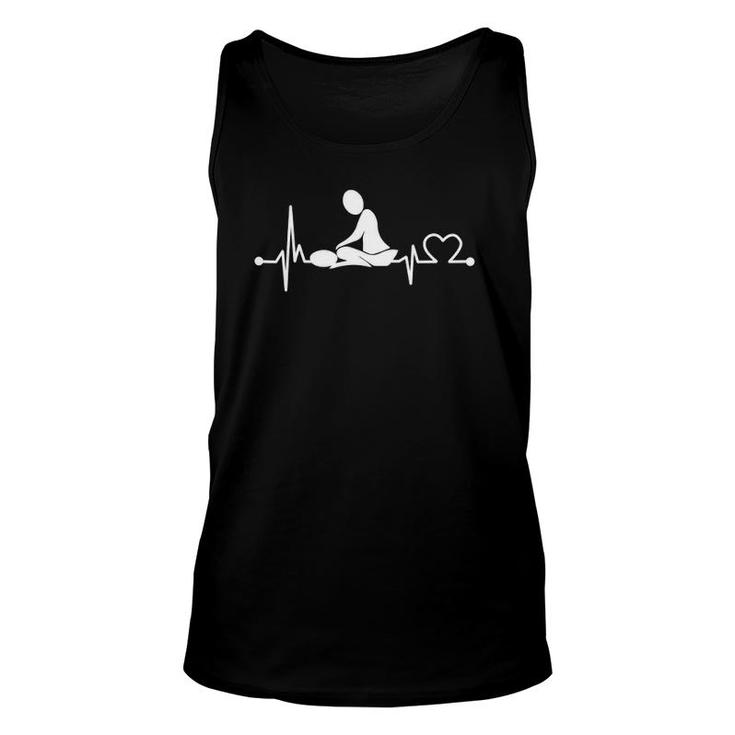 Massage Therapist Muscle Heartbeat Pt Physical Therapy Tank Top