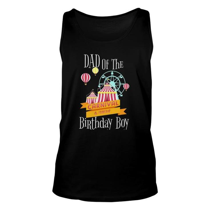 Men Carnival Dad Of The Birthday Boy Party  Fair Outfit Unisex Tank Top