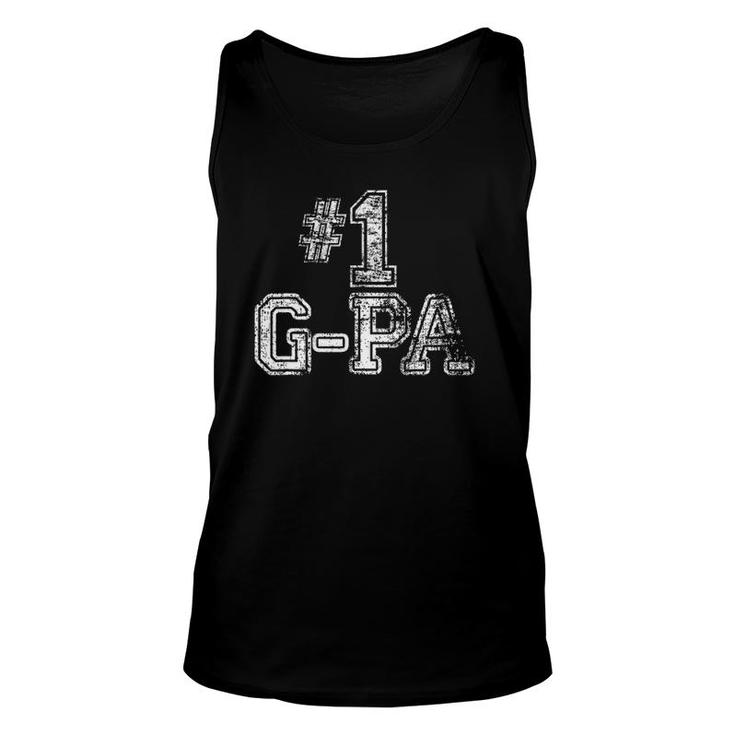 Mens 1 G-Pa - Number One Father's Day Gift Tee Unisex Tank Top