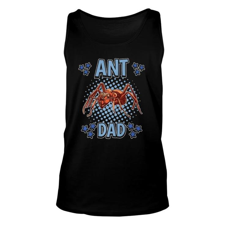 Mens Ant Dad Daddy Father's Day Insect Ant  Unisex Tank Top