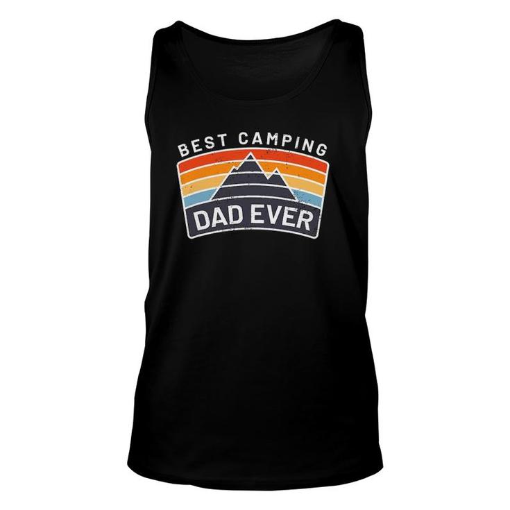 Mens Best Camping Dad Ever Fathers Who Camp Unisex Tank Top