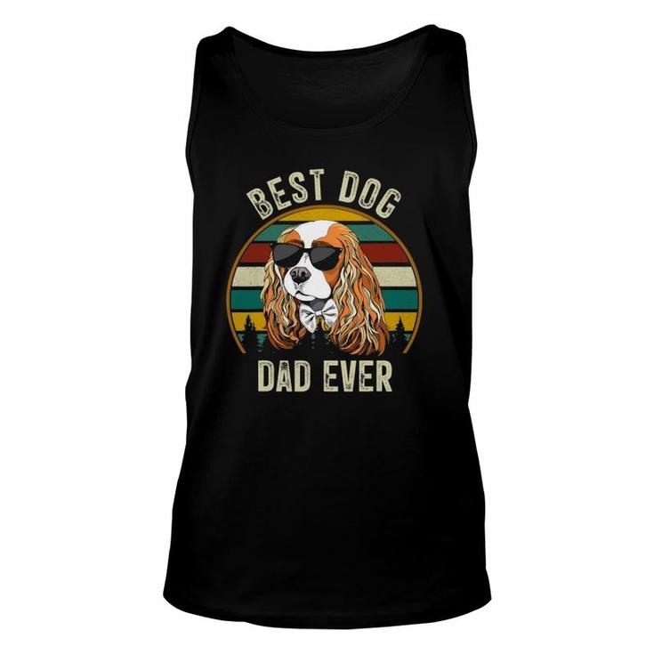 Mens Best Dog Dad Ever Cavalier King Charles Spaniel Gifts Unisex Tank Top