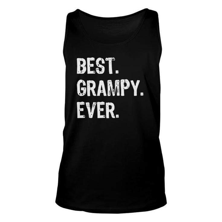 Mens Best Grampy Ever Cool Funny Grandpa Gift Father's Day Unisex Tank Top