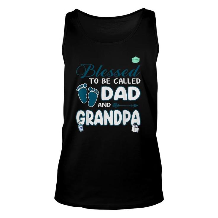 Mens Blessed To Be Called Dad  For Cool Grandpa Plus Size Unisex Tank Top