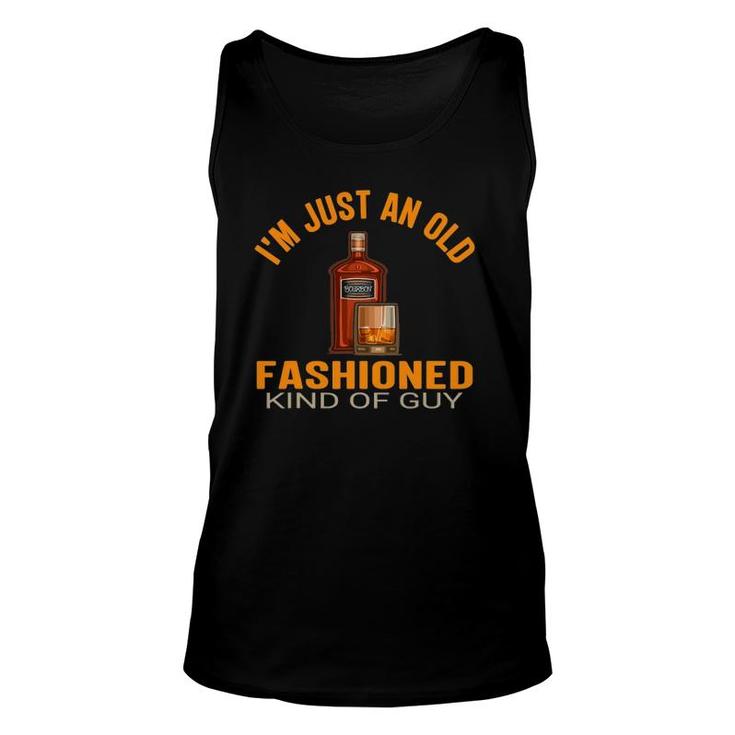 Mens Call Me Old Fashioned Brandy Mens Bourbon Funny Whisky Unisex Tank Top