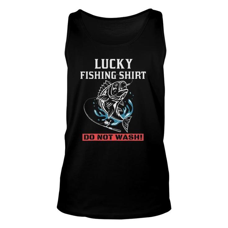 Mens Dad Fishing  For Men - Lucky Fishing - Novelty S Unisex Tank Top