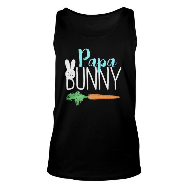 Mens Easter Papa Bunny Family Couples Unisex Tank Top