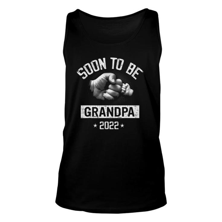 Mens Father's Day Soon To Be Grandpa 2022 New Grandpa Tee Unisex Tank Top
