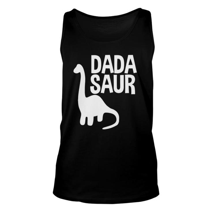 Mens Funny Dadasaur For Dada Perfect Fathers Day Gift Unisex Tank Top