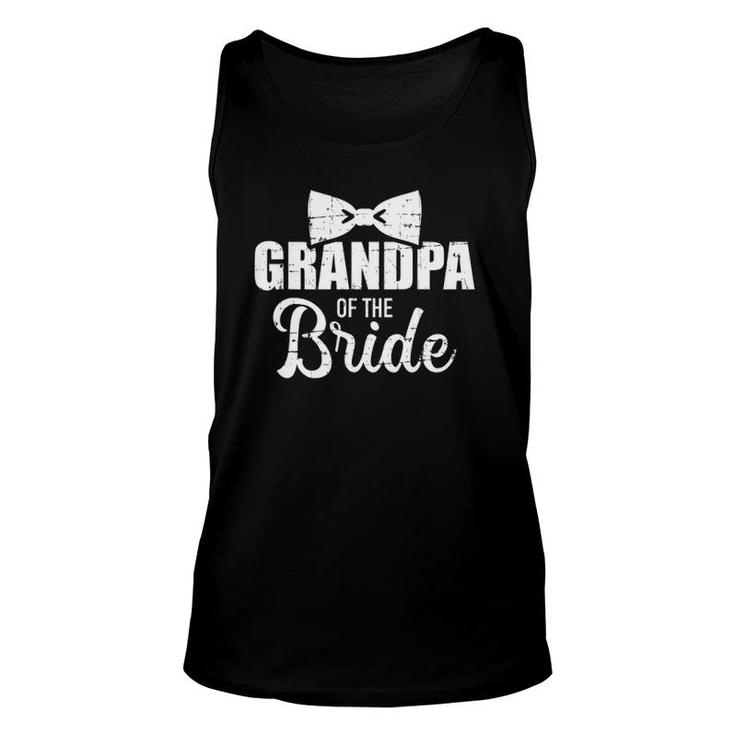 Mens Grandpa Of The Bride Wedding Unisex Tank Top