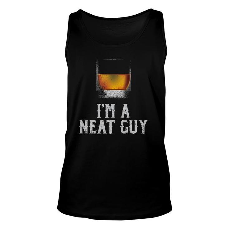Mens I'm A Neat Guy Whiskey Neat Bourbon Drinker Gifts Unisex Tank Top