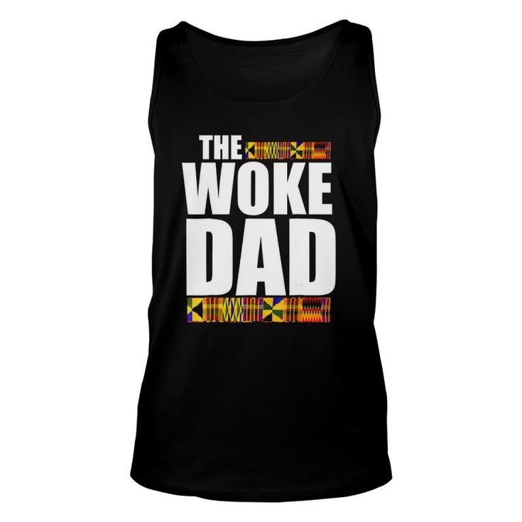 Mens Oheneba The Woke Dad Father's Day Black Pride Unisex Tank Top