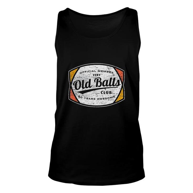 Mens Old Balls Club 80 Years Of Awesome 1940 Funny 80th Birthday Unisex Tank Top