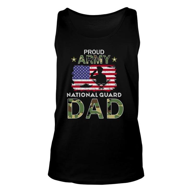 Mens Proud Army National Guard Dad Unisex Tank Top