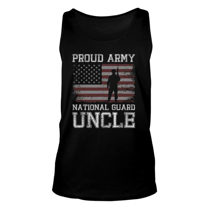 Mens Proud Army National Guard Uncle  US Military Gift Unisex Tank Top