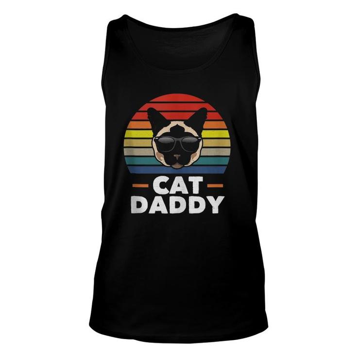 Mens Siamese Cat Daddy Funny Cat Dad Lover Unisex Tank Top