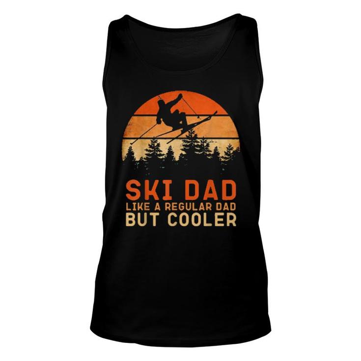 Mens Ski Dad Ski Skiing Outfit  Unisex Tank Top