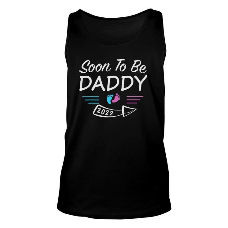 Mens Soon To Be Daddy Est 2022 Pregnancy Announcement Gift Unisex Tank Top