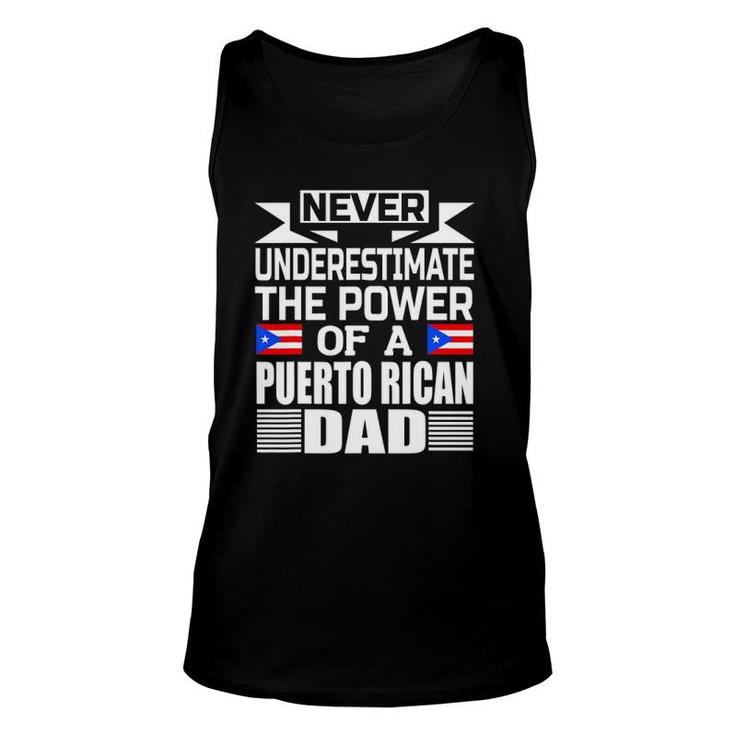 Mens Storecastle Puerto Rican Dad Fathers Puerto Rico Unisex Tank Top