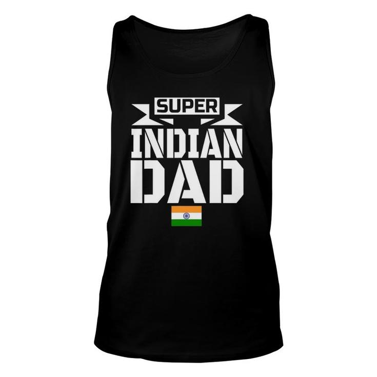 Mens Storecastle Super Indian Dad Father's India Gift Unisex Tank Top