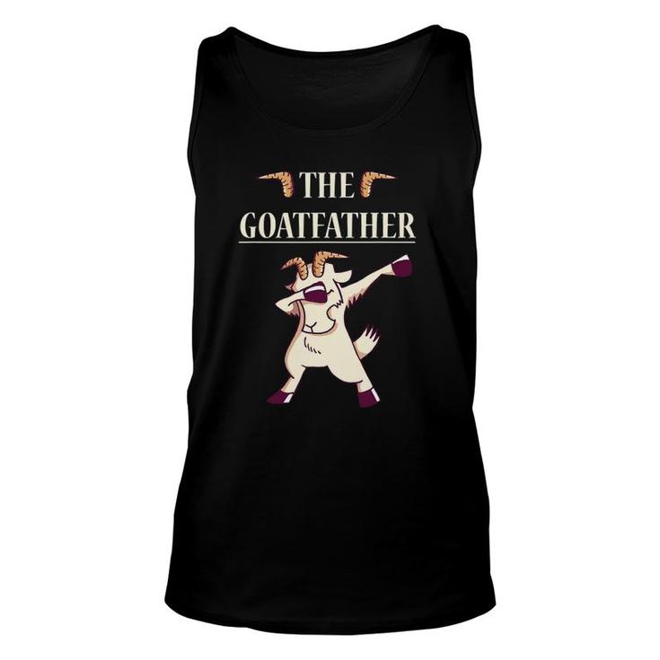 Mens The Goatfather Goat Father Unisex Tank Top