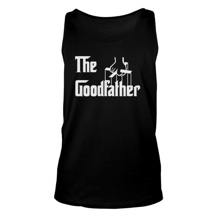 Mens The Goodfather Father's Day Gift Graphic White Unisex Tank Top