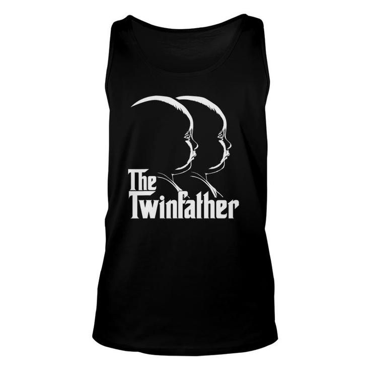 Mens The Twinfather Funny Father Of Twins Dad Gift Unisex Tank Top