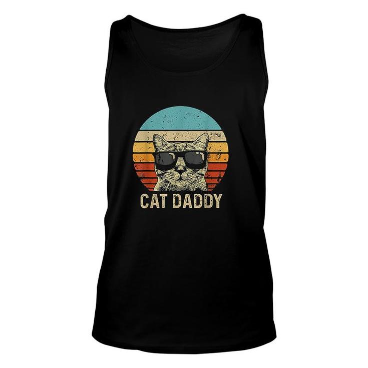 Mens Vintage Cat Daddy Circle Funny Cat Lover Gift Cat Dad Fathers Unisex Tank Top Mens Vintage Cat Daddy Circle Funny Cat Lover Gift Cat Dad Fathers Unisex Tank Top