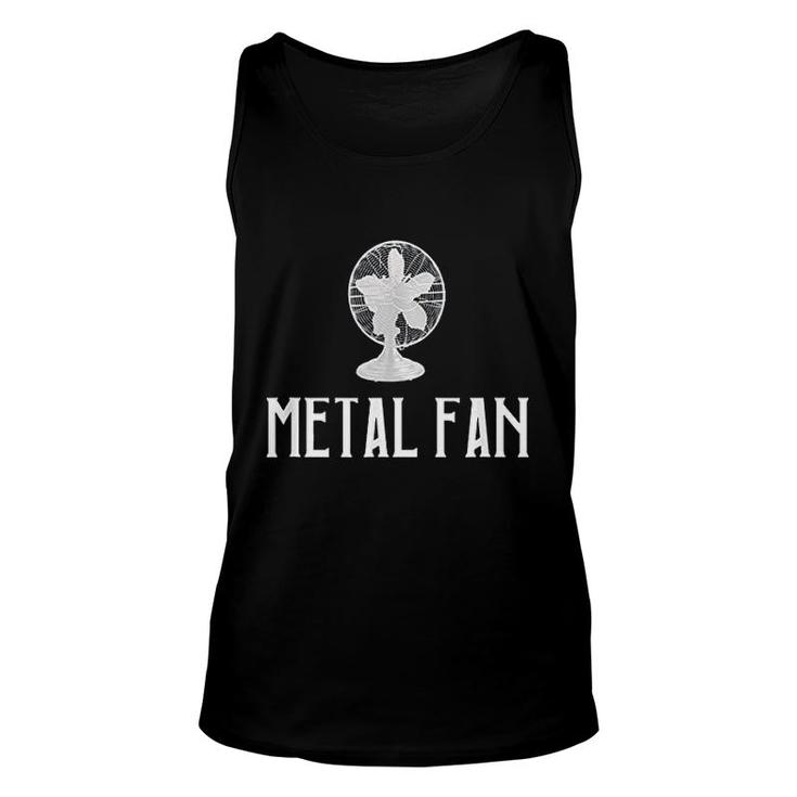 Metal Fan Funny Electric Fan Unisex Tank Top