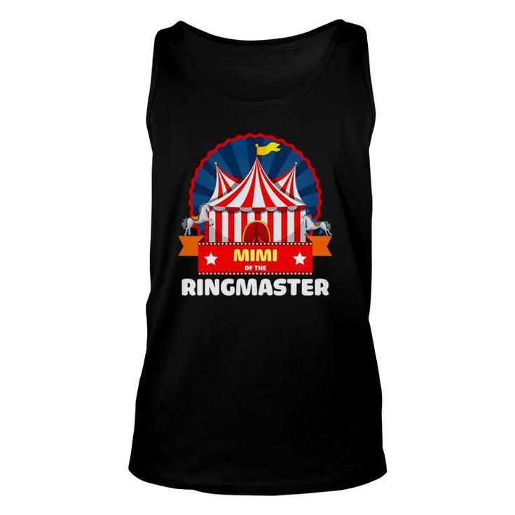 Mimi Of The Ringmaster Circus Themed Birthday Party Unisex Tank Top