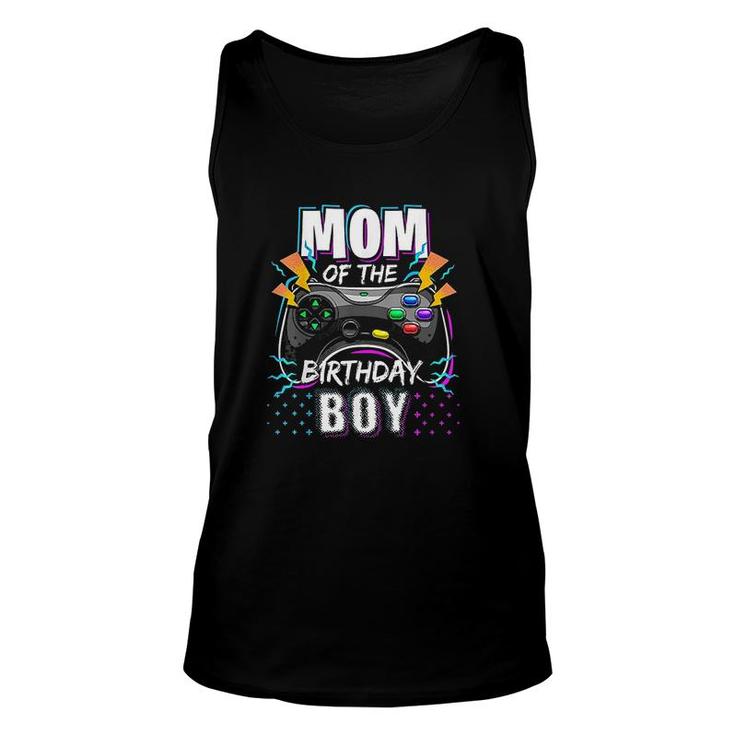 Mom Birthday Boy Matching Video Gamer Birthday Party Mothers Day Unisex Tank Top
