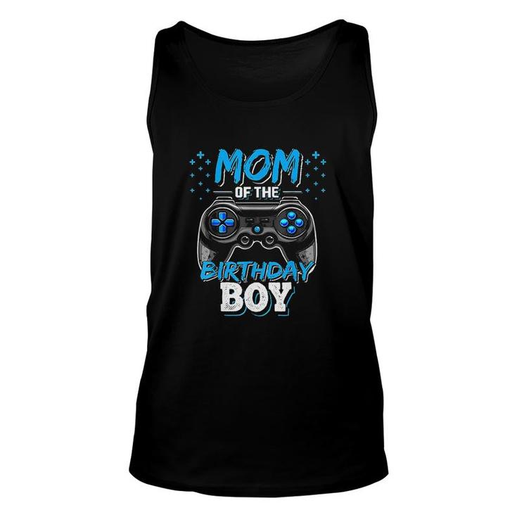 Mom Blue Boy Matching Video Gamer Birthday Party Mothers Day Unisex Tank Top