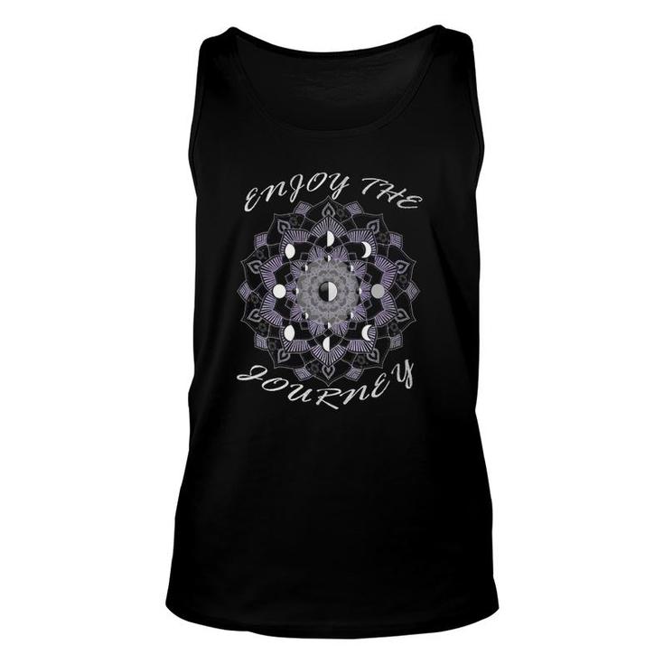 Womens Moon Phases Inspirational Quote Enjoy The Journey Inspiring Tank Top