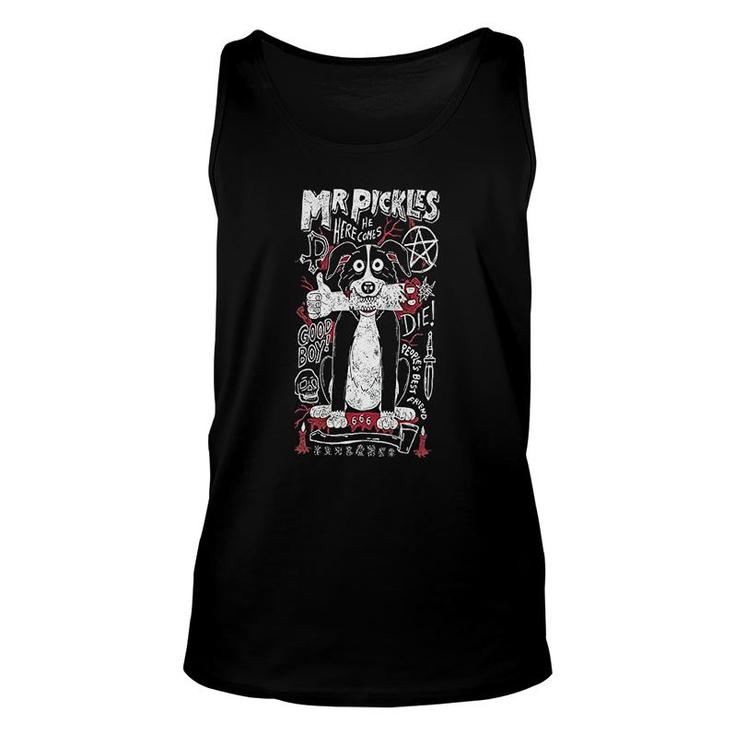 Mr Pickles Here He Comes Unisex Tank Top
