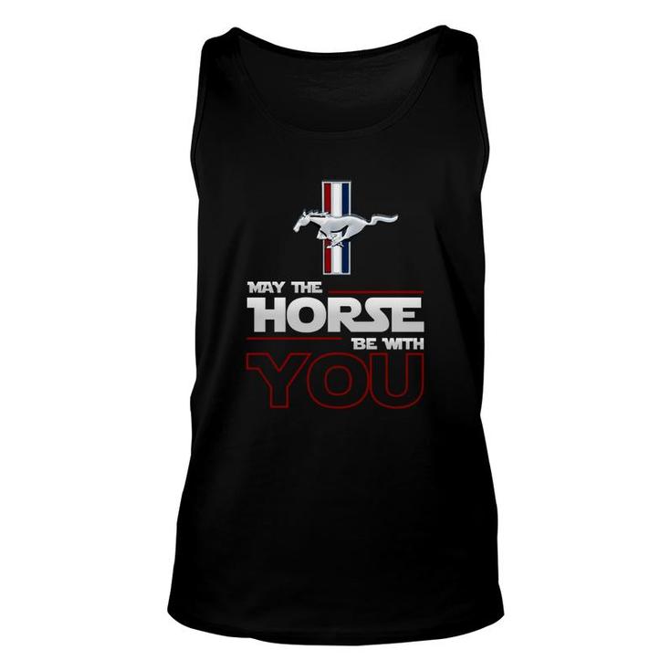 Mustang May The Horse Be With You Shirt Unisex Tank Top
