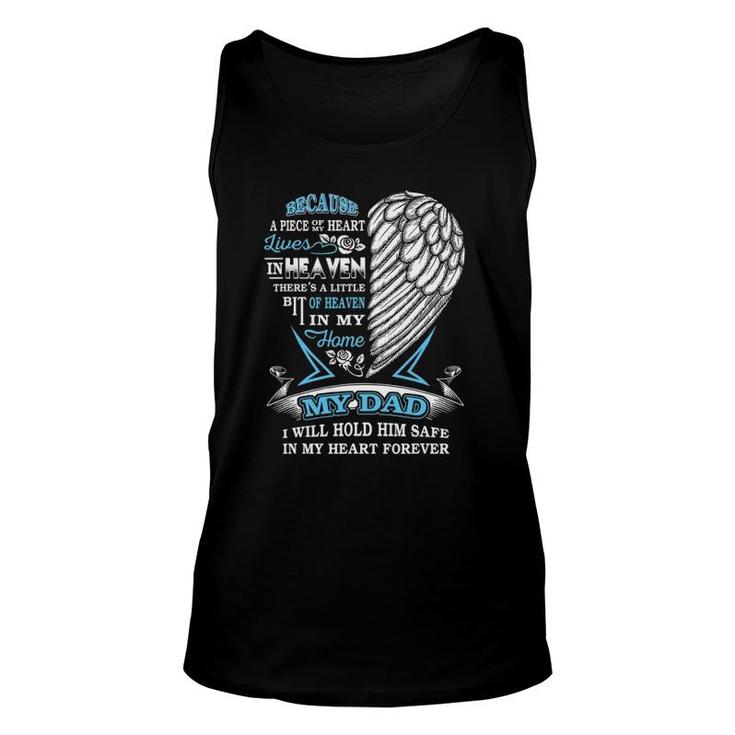 My Dad In Heaven Forever In My Heart In Memory Of Dad Unisex Tank Top