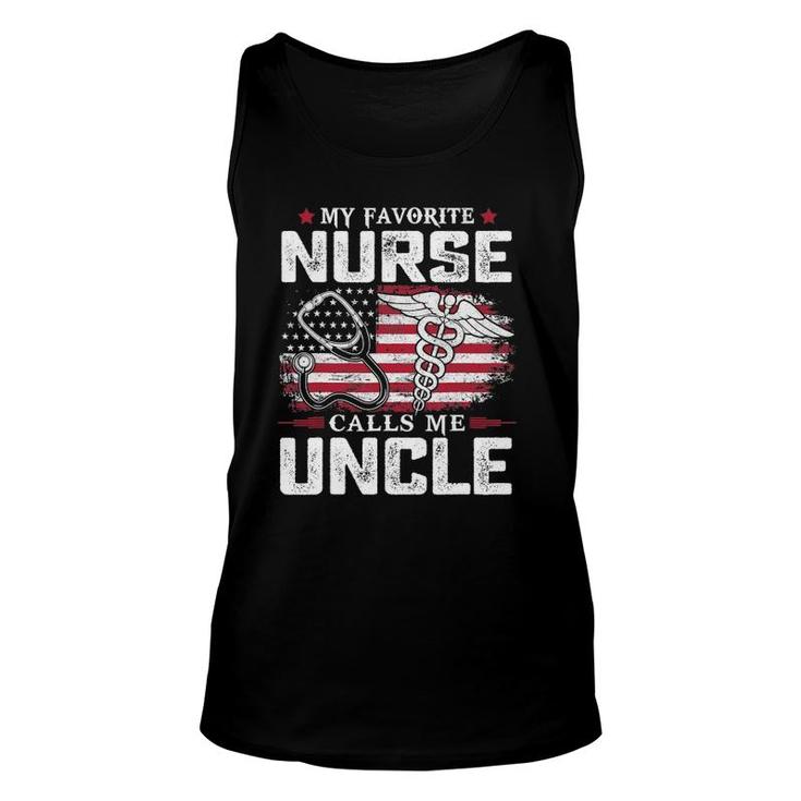 My Favorite Nurse Calls Me Uncle Unisex Tank Top